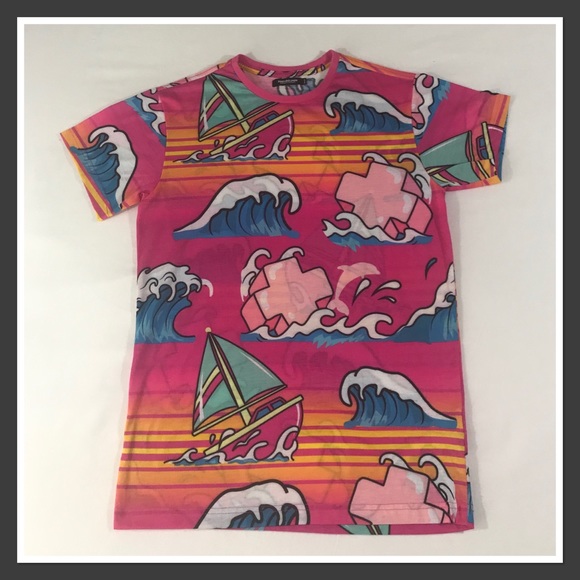 Pink Dolphin Tops - Pink+Dolphin Tee